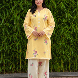Dubai Silk Three Piece (Yellow)